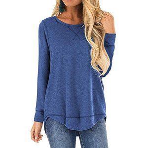 Casual Blue Sweatshirt